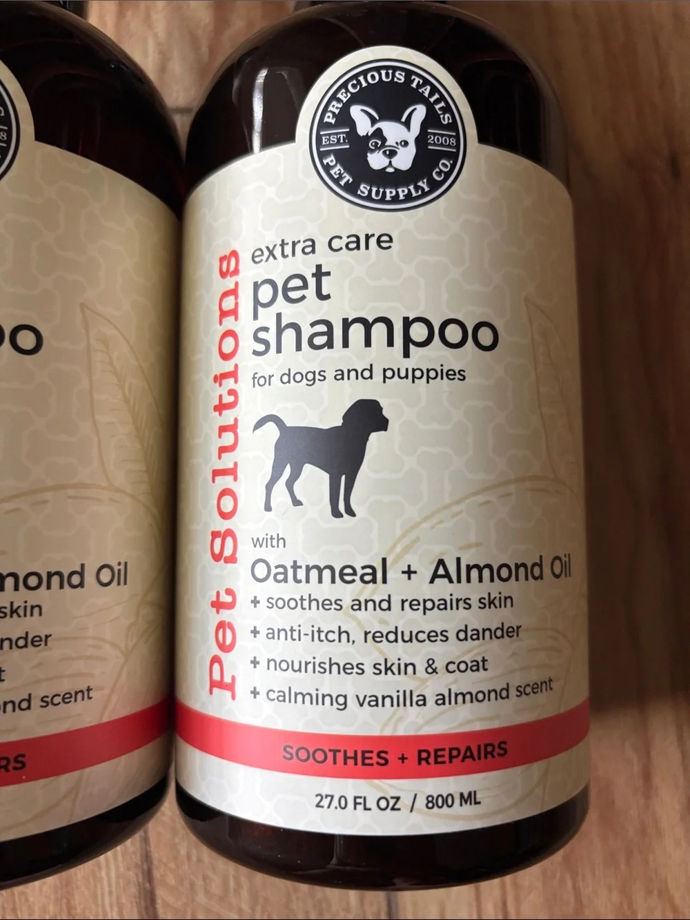 Pet Solutions Extra Care Oatmeal + Almond Oil Pet Shampoo